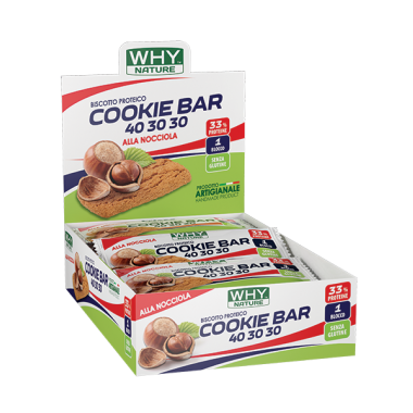 Why Nature Cookie BAR Box 15pz X 30GR Nocciola