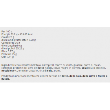 NUT ZERO Crema Proteica spalmabile 350g