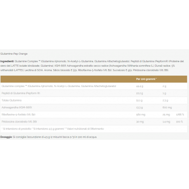 GLUTAMINE 66 PEP 135G