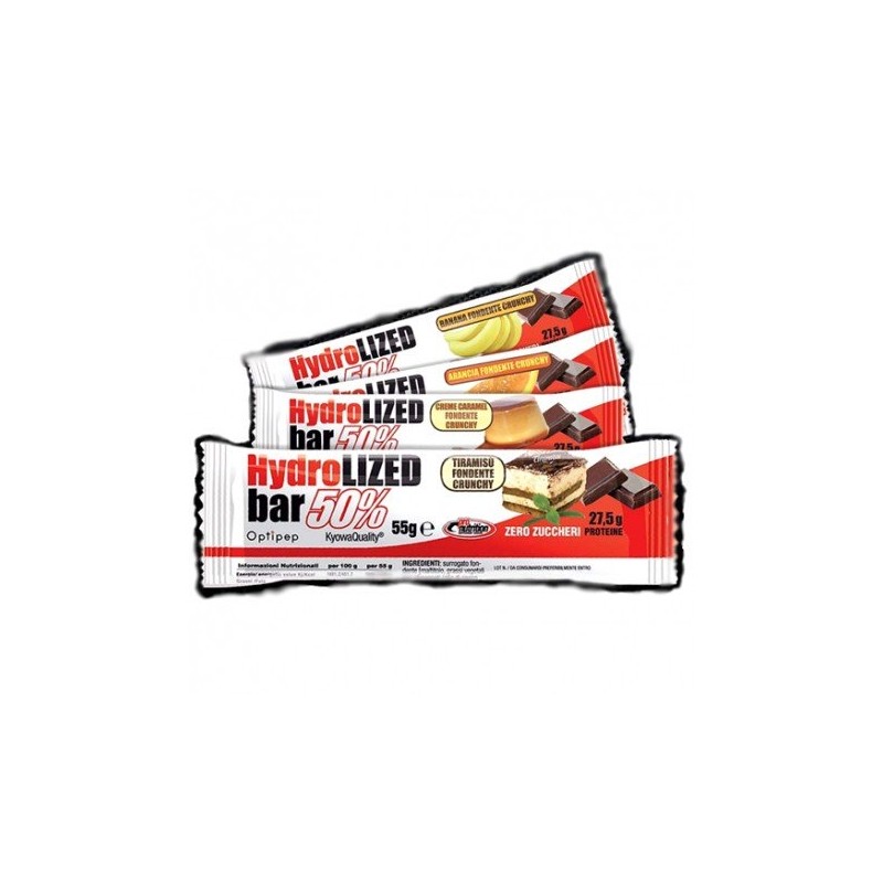 HYDROLYZED 1 BAR x 55g 50% FONDENTE CACAO HYDROLYZED 1 BAR x 55g 50% FONDENTE CACAO