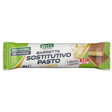 BARRETTA SOSTITUTIVO PASTO 60g Why Nature Barretta Proteica