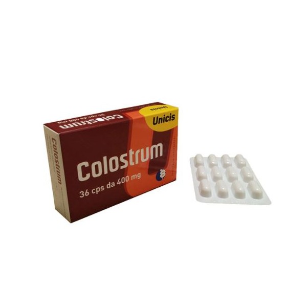 Colostrum Unicis (36caps x 400mg) Integratore