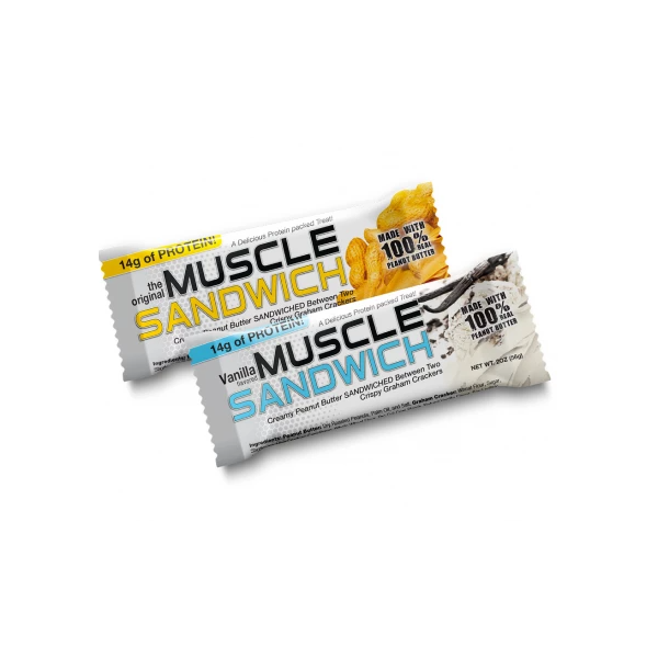 NEW!MUSCLE SANDWICH (56g) - SNACK PROTEICO