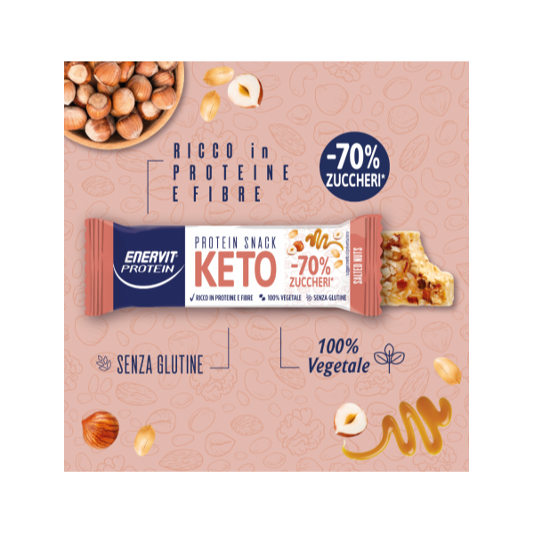 Enervit Protein Snack Keto - SALTED NUTS (35g)