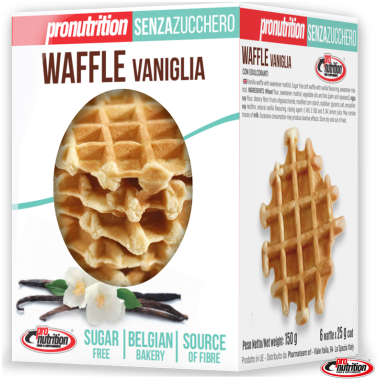 WAFFLE SENZA ZUCCHERO - 6x25g (VANILLA)