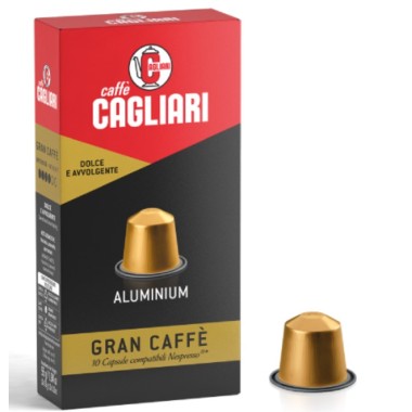 Gran Caffè Cagliari - 10 capsule in alluminio da 5g