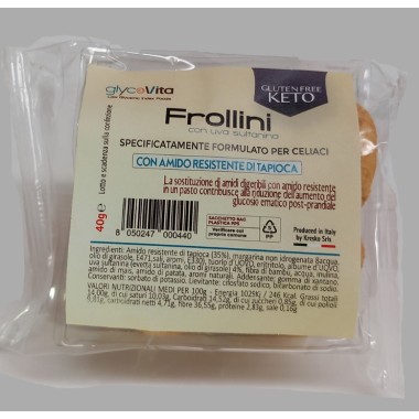 GLYCO Frollini UVETTA (40g) - gluten free KETO