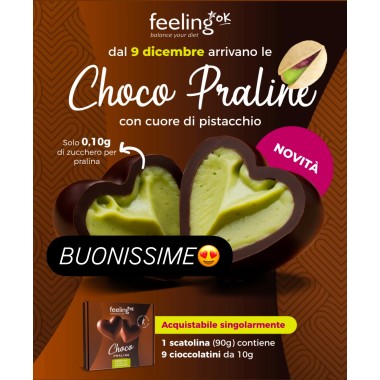 [NEW] CHOCO PRALINE (9x10g / 90g) - Ripiene Pistacchio