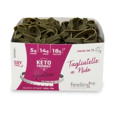 [NEW] TAGLIATELLE A NIDO SPINACI (200g) - KETO PASTA...