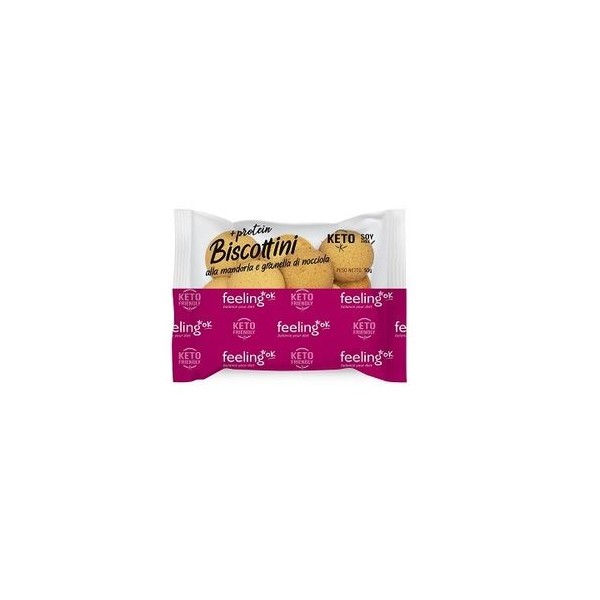 [NEW] Biscottini + Protein Mandorla e Granella Nocciola (50g) - KETO