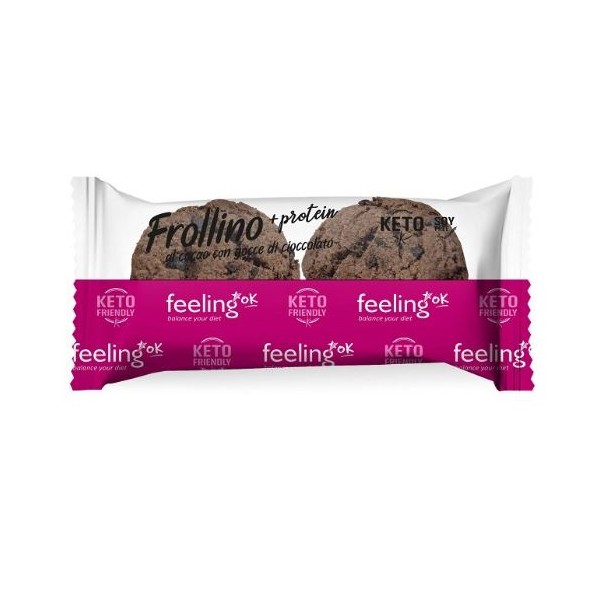 [NEW] Frollino al cacao con gocce sg +protein (50g) - KETO
