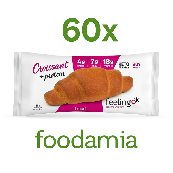 CROISSANT START (60x50g) START 1 - FEELING OK KETO + omaggio Crema Spalmabile
