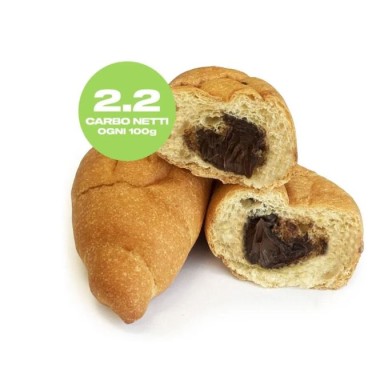 KETO CORNETTO Low Carb con Crema di CACAO NOCCIOLA (52g)...