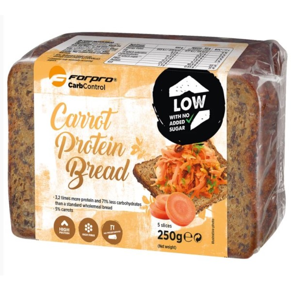 PANE PROTEICO ALLE CAROTE (250g) - LOW CARB