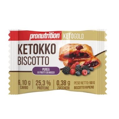 KETOKKO BISCOTTO FRUTTI DI BOSCO (50g) - LOWCARB