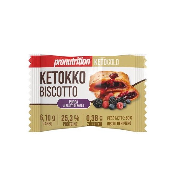 KETOKKO BISCOTTO FRUTTI DI BOSCO (50g) - LOWCARB