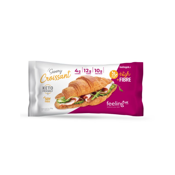 ⚡PROMO⚡ PACK CROISSANT SALTY OPTIMIZE (60x50g) - KETO FEELING OK