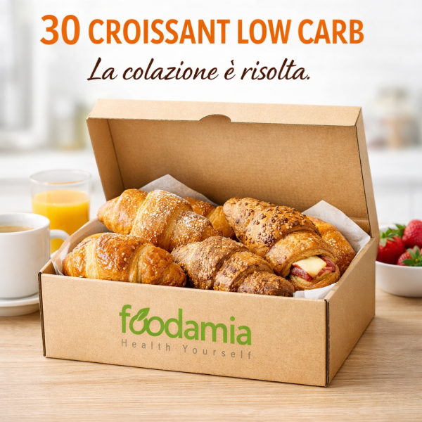 🥐 BOX COLAZIONE KETO – 30 CROISSANT FEELING OK 50g