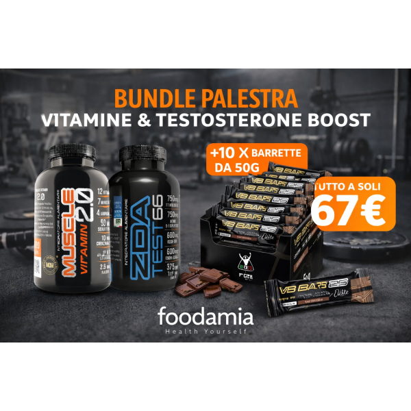 BUNDLE VITAMINE + TESTO BOOSTER + BARRETTE