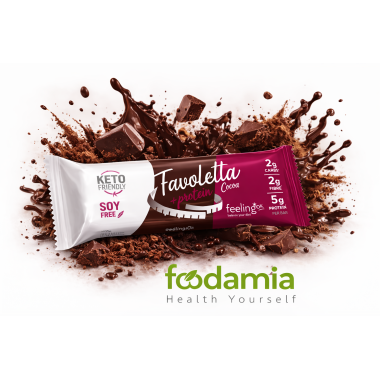 Cioccolato Keto Proteico Tavoletta Cocoa FeelingOk 20g...