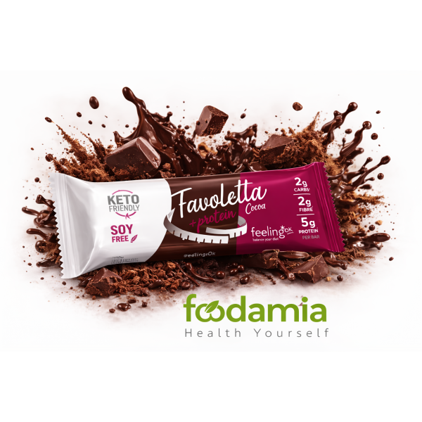 Cioccolato Keto Proteico Tavoletta Cocoa FeelingOk 20g Low Carb