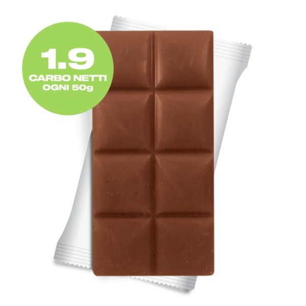 KETOCHOK Croccante al Latte – Tavoletta Cioccolato Keto Proteico (50g)