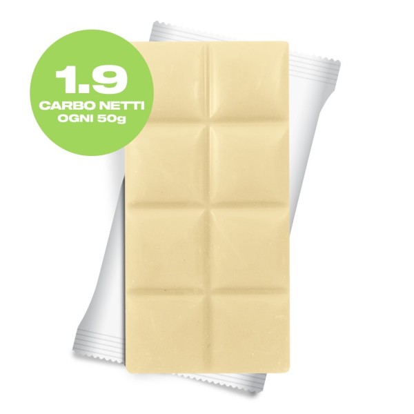 KETOCHOK BIANCO – Tavoletta Cioccolato Keto Proteico (50g)﻿